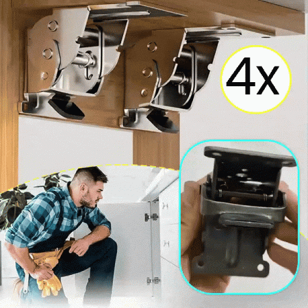4x Сгъваща се стойка с предпазно заключване – FoldSafe