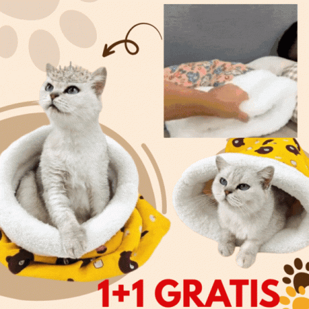 Спален чувал за котки CozyNest 1+1 БЕЗПЛАТНО
